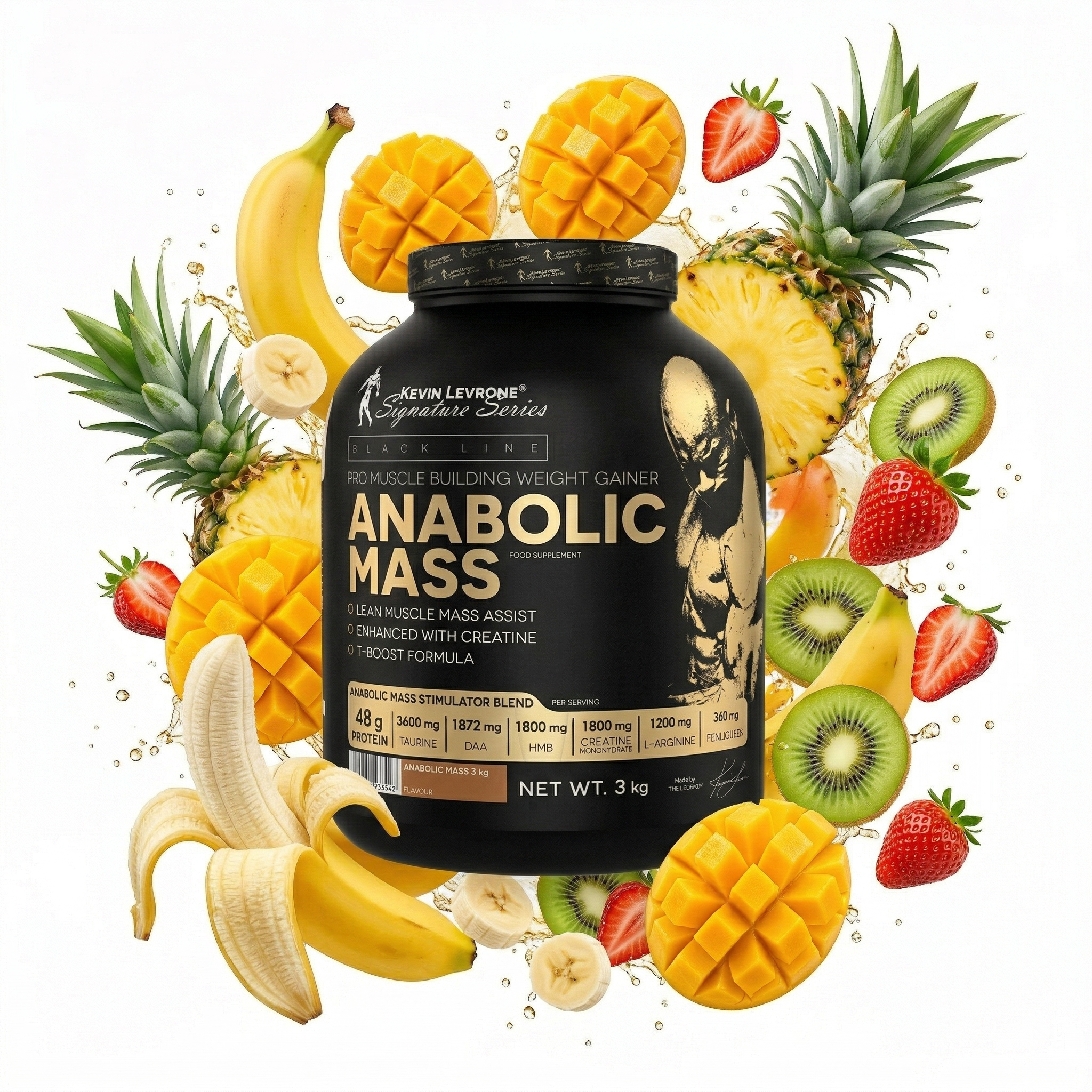Anabolic Mass 3 Kgs Weight Gainer By Kevin Leorane