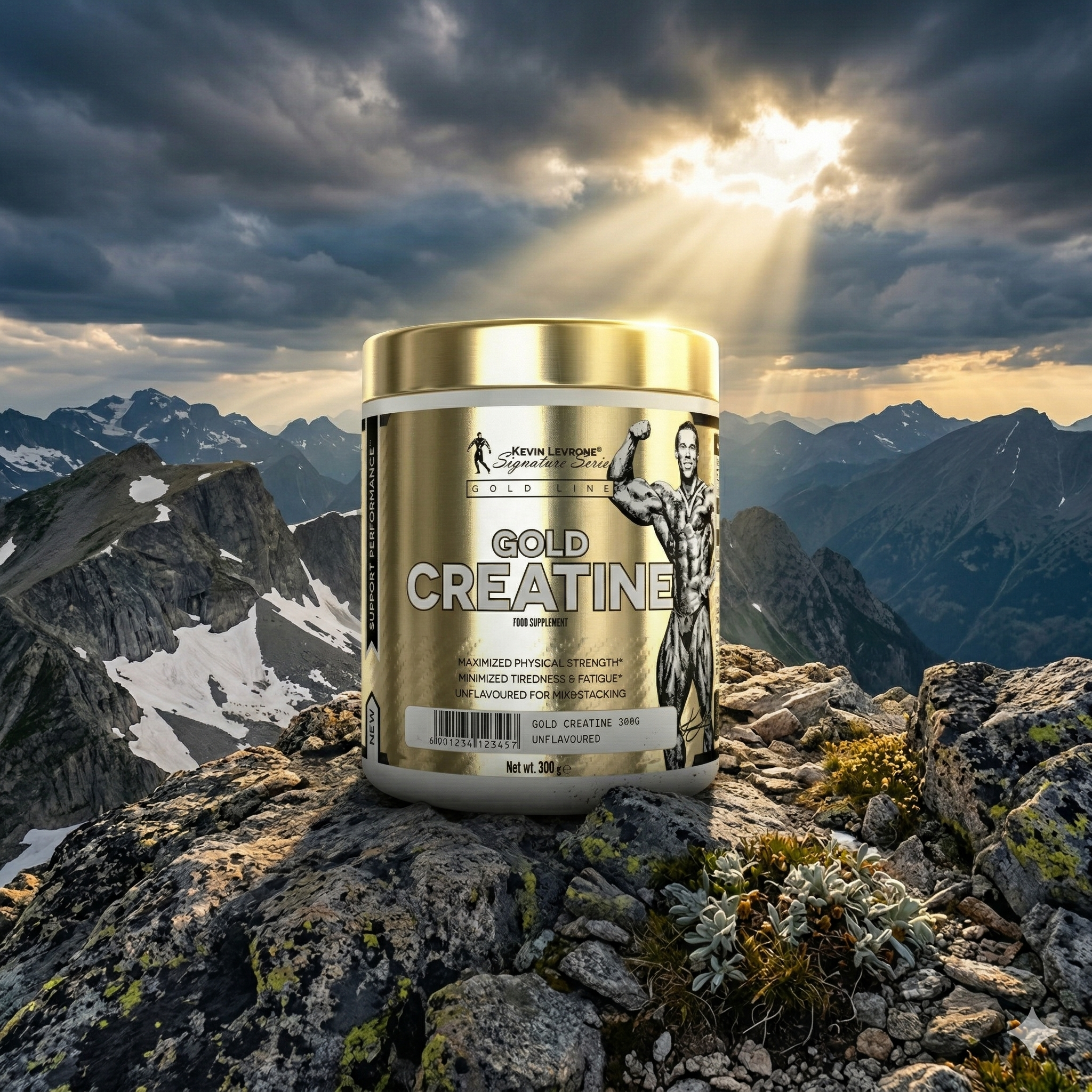 Kevin Leorane Gold Creatine | 300 Grams | 60 Servings | Unflavored