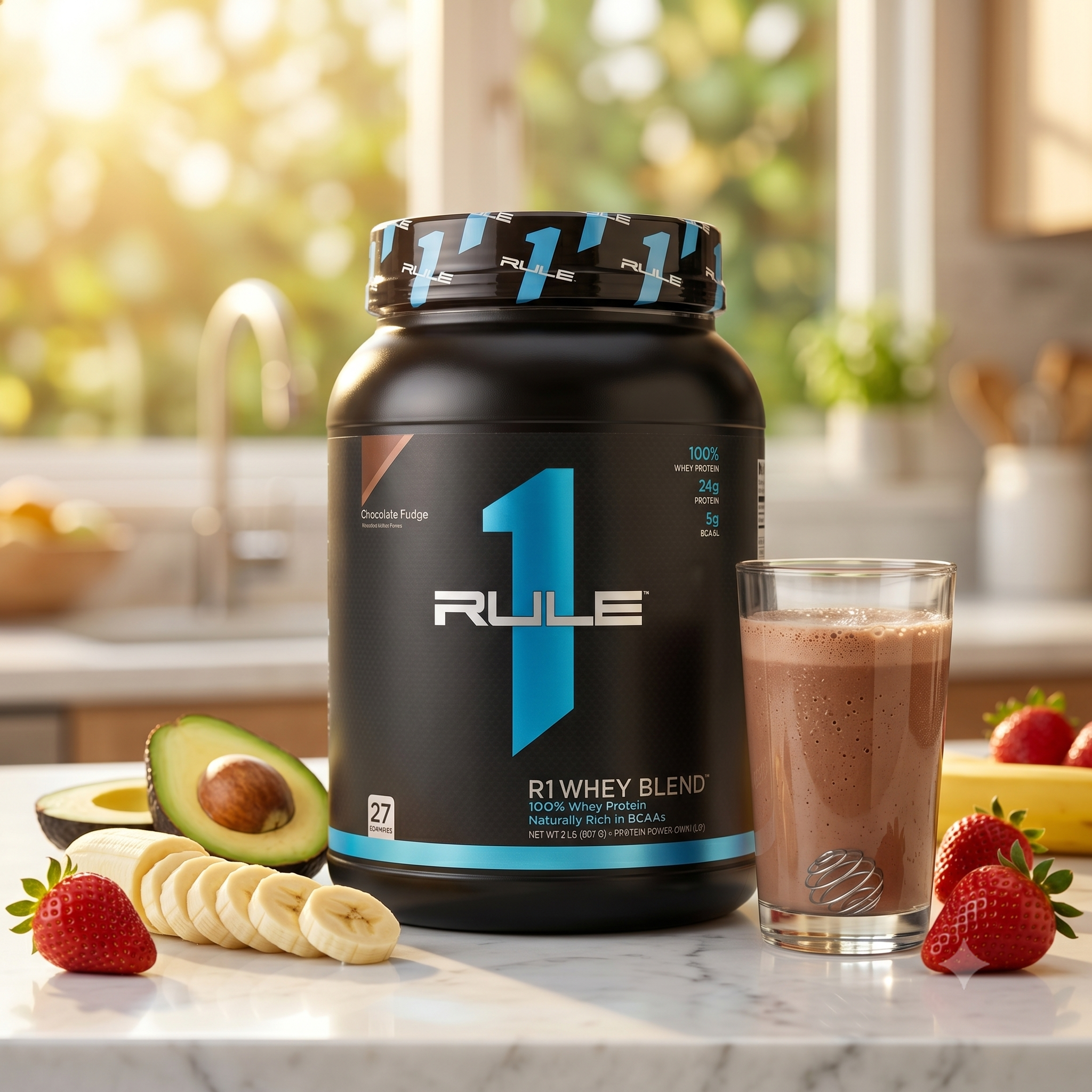 Rule 1 Whey Blend | Whey Protein 2 lbs | 1 kg | 29 servings