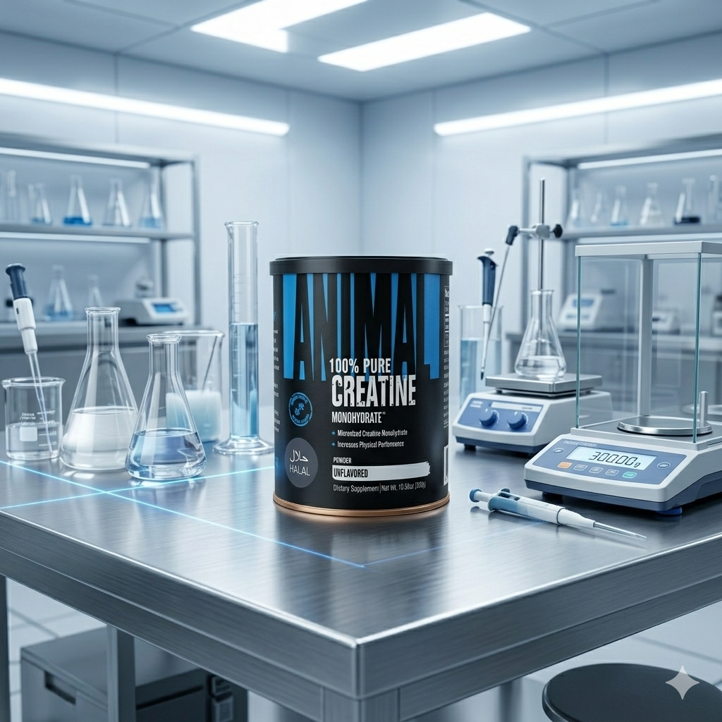 100% Pure Animal Creatine Monohydrate | UnFlavored 300 Grams | Halal