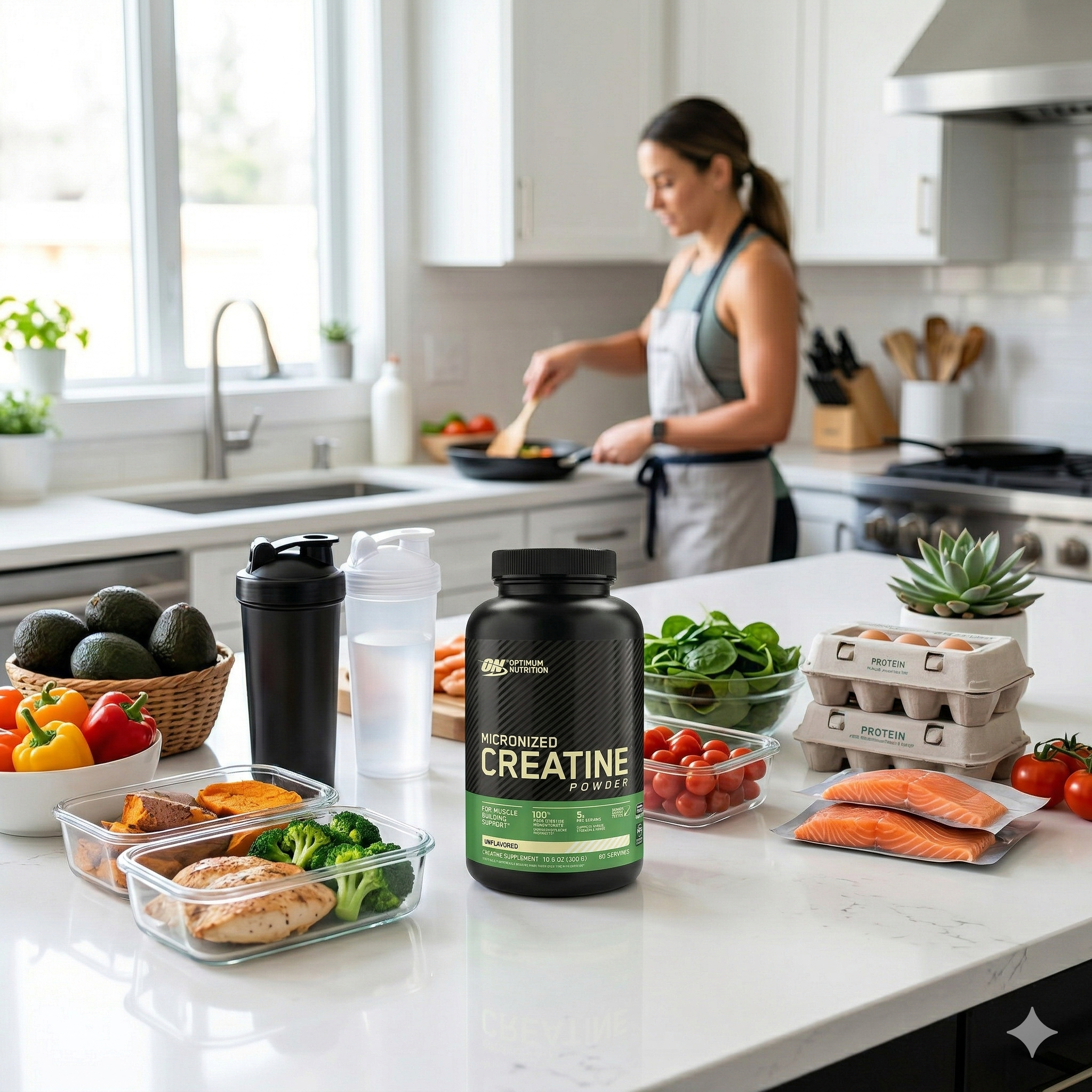 Optimum Nutrition Micronized Creatine | Unflavored | 60 Servings | Creatine Monohydrate
