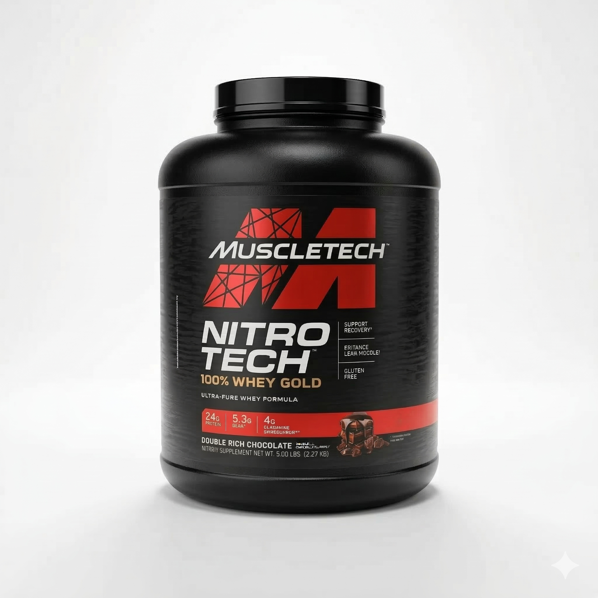 Muscles Tech's Nitro tech Whey Gold | 5 Lbs | Chocolate Flavor